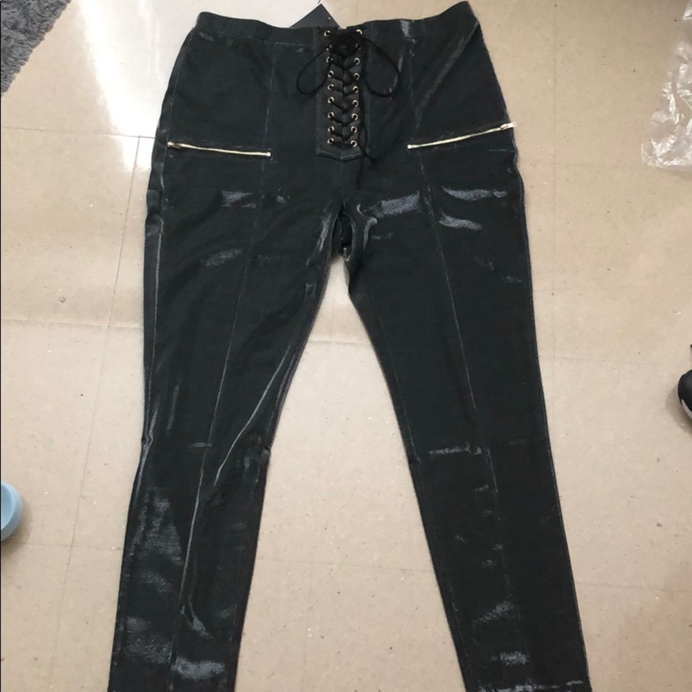 lace up pants